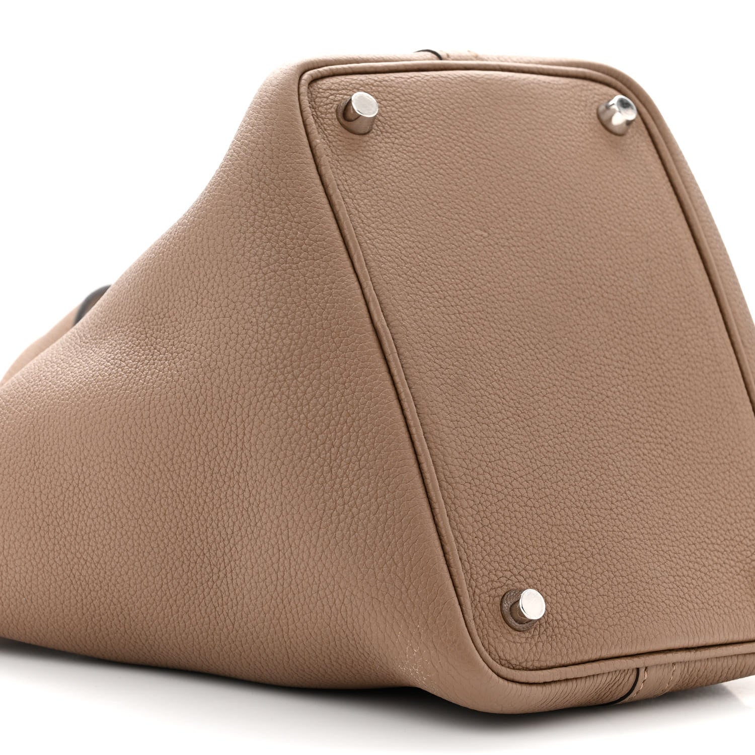 Hermes Taurillon Clemence Picotin Lock 18 PM Beige De Weimar 9 of 14