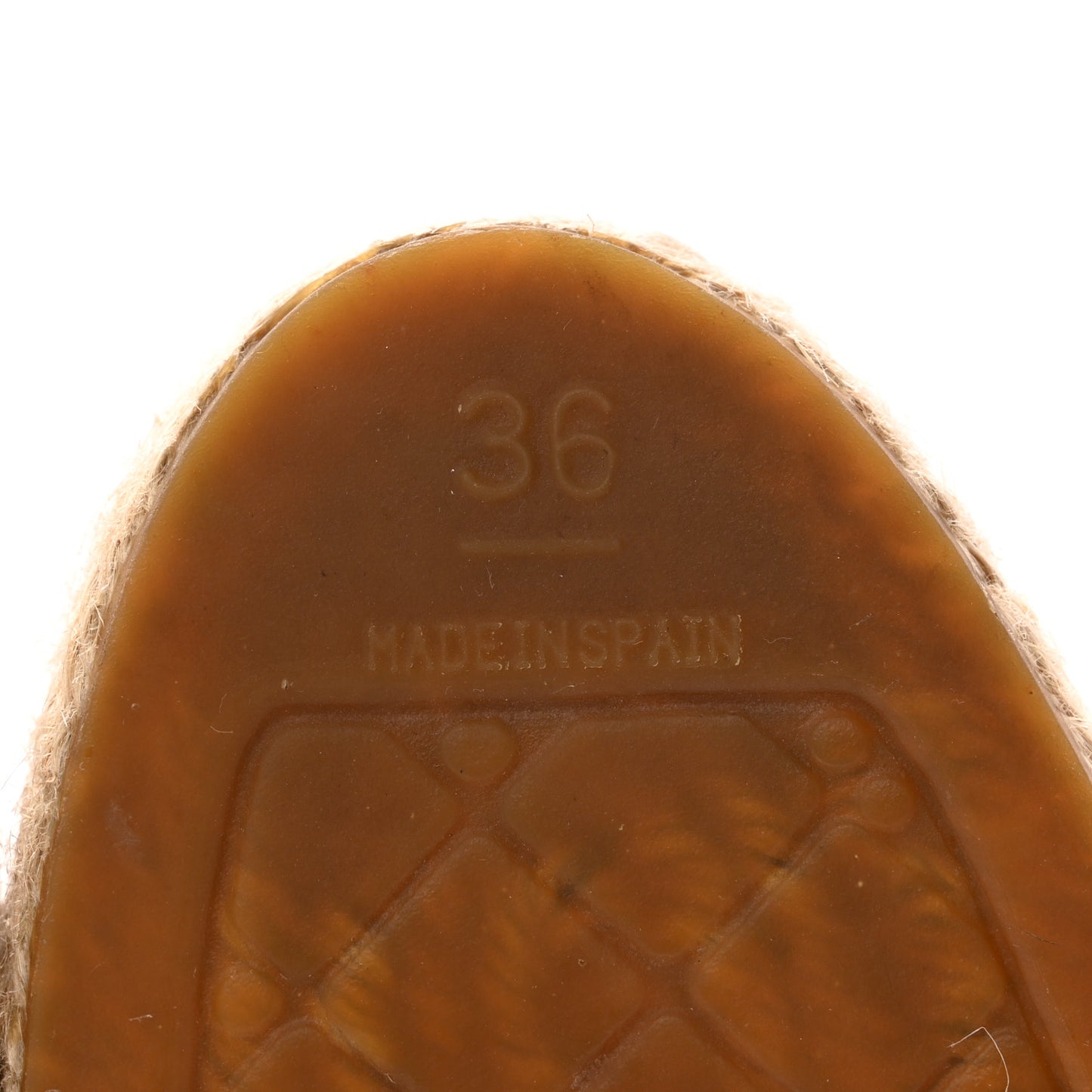 Lambskin CC Espadrilles 36 Black