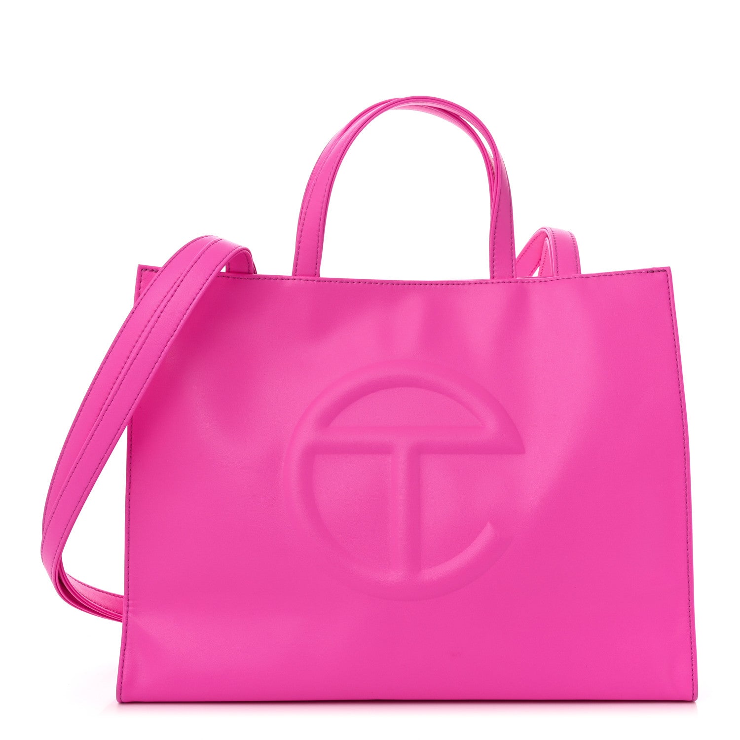 Telfar Vegan Leather Medium Shopping Bag Azalea 1 of 10