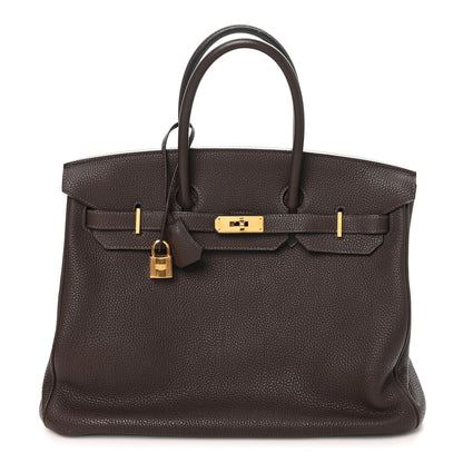 Hermes Togo BIRKIN 35 Chocolate 1 of 10