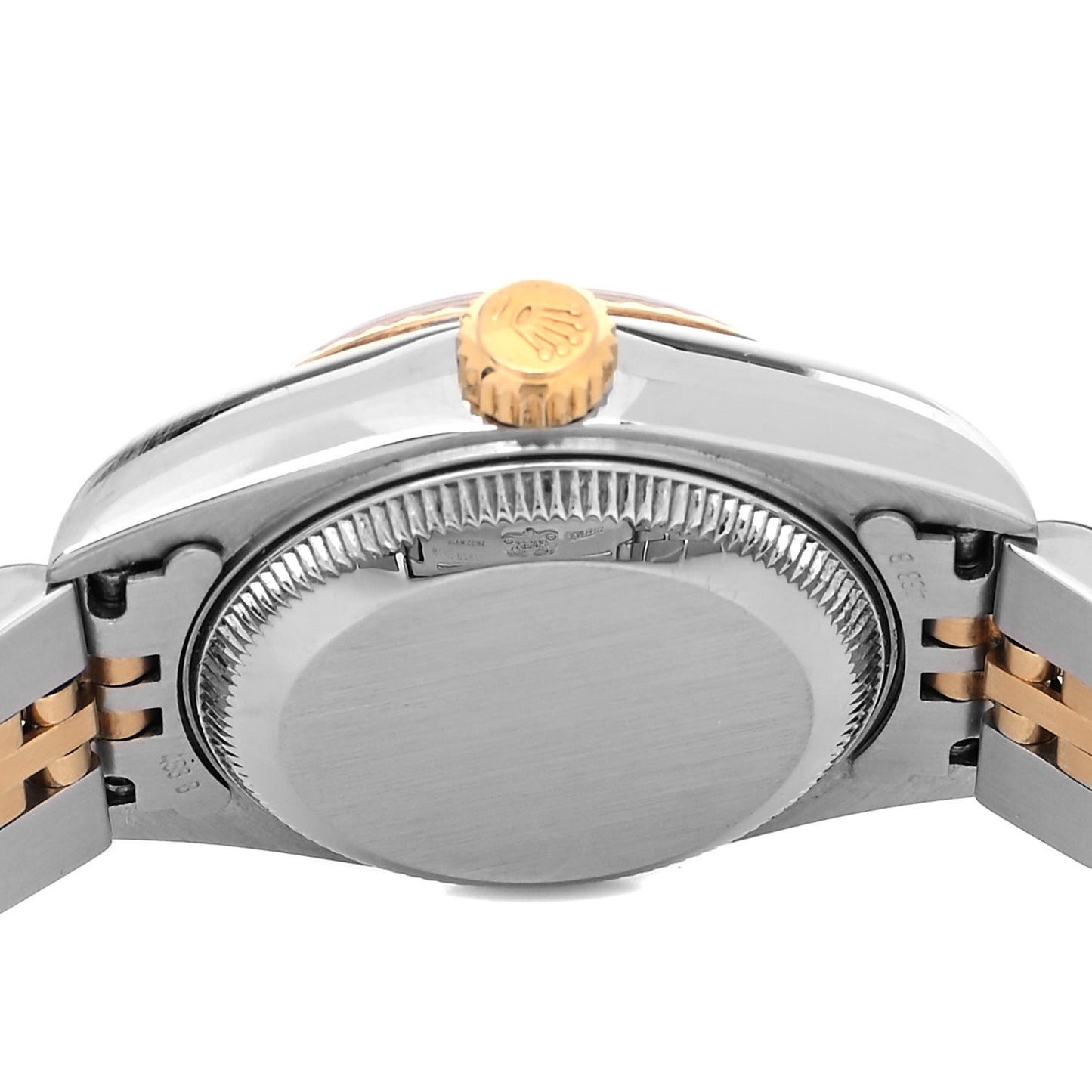 Stainless Steel 18K Yellow Gold 26mm Oyster Perpetual Datejust Watch White Roman 79173