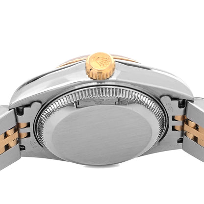 Rolex Stainless Steel 18K Yellow Gold 26mm Oyster Perpetual Datejust Watch White Roman 79173 4 of 4