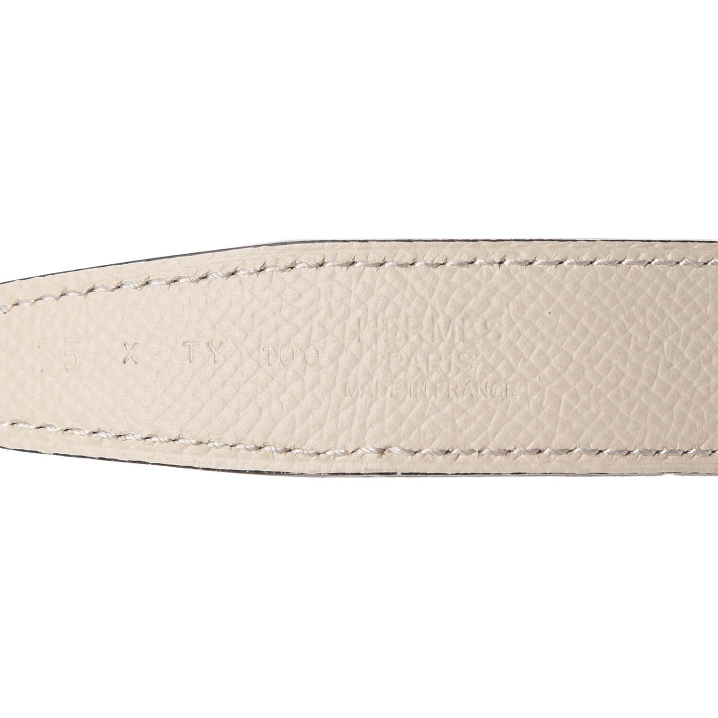 Swift Epsom 24mm Belt Strap 75 Rouge Grenat Craie