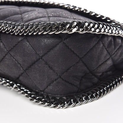 Stella McCartney Shaggy Deer Quilted Falabella Shoulder Bag Black 7 of 7