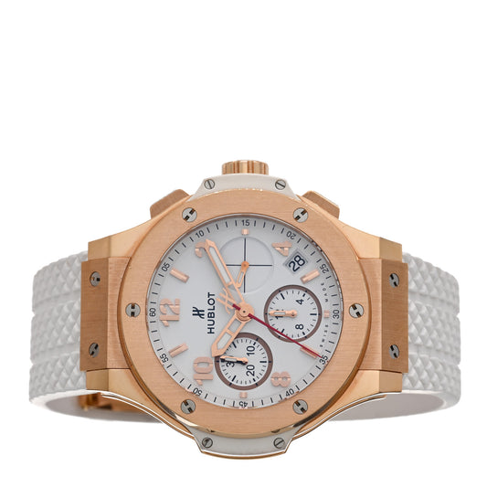 18K Rose Gold Rubber 41mm Big Bang Automatic Watch 341.PE.230.RW.114