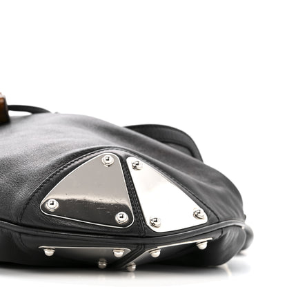 Gucci Guccissima Medium Indy Top Handle Hobo Black 10 of 13