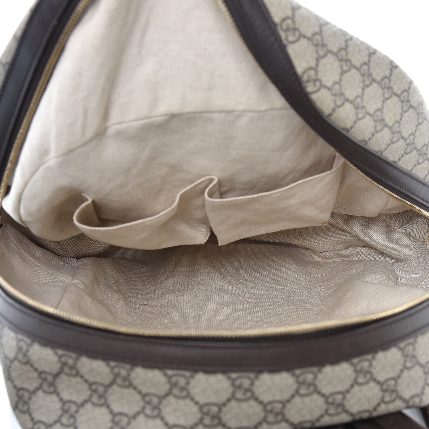 Gucci GG Supreme Monogram Large Day Backpack Brown 5 of 11