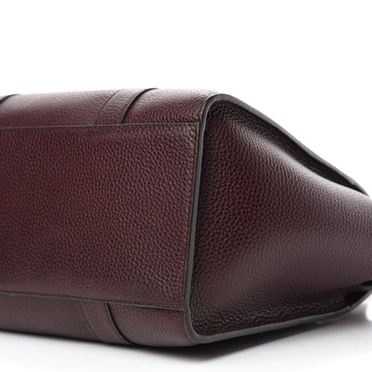 Mulberry Grain Vegetable Tanned Calfskin Small Zipped Bayswater Oxblood 7 of 9