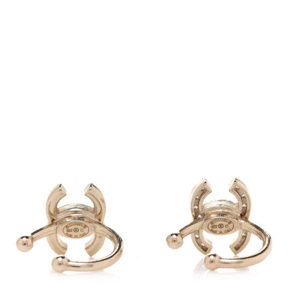 Chanel Metal Strass Lip Ring Set Gold 3 of 5