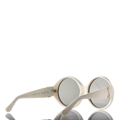 Saint Laurent Round SL M1 Sunglasses Ivory 4 of 9