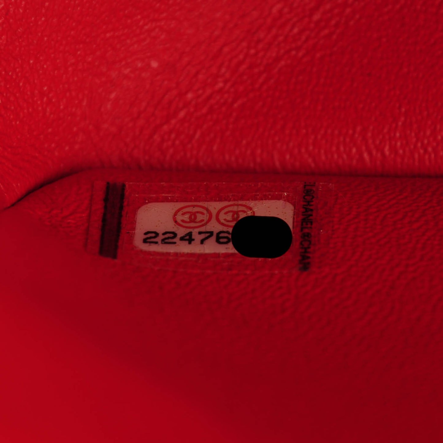 Lambskin Quilted Jumbo Double Flap Red