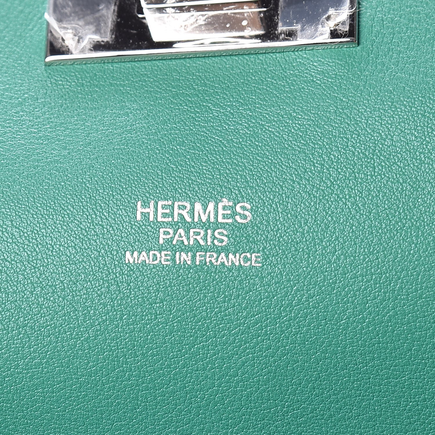 Hermes Swift Bi-Color Toolbox 20 Vert Fonce Menthe 7 of 10