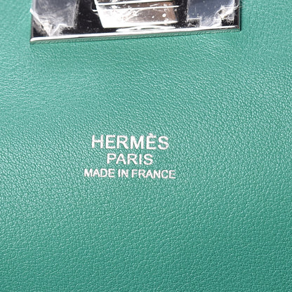 Hermes Swift Bi-Color Toolbox 20 Vert Fonce Menthe 7 of 10
