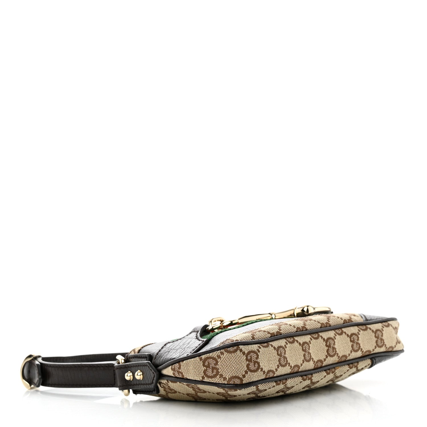 Gucci Monogram Hasler Pochette Brown 4 of 12