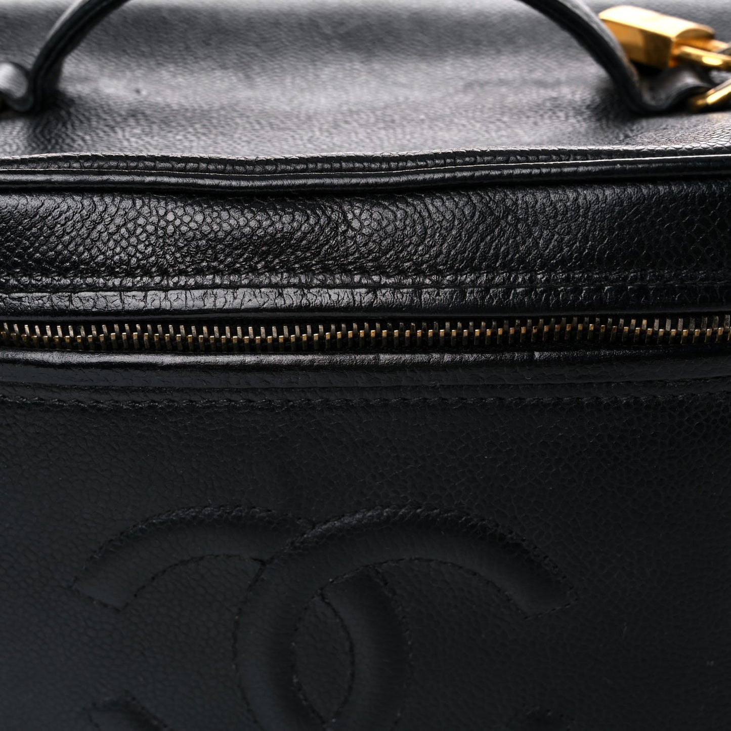 Caviar CC Vanity Train Case Black