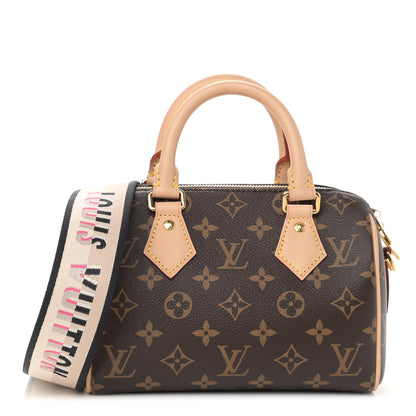 Louis Vuitton Monogram Speedy Bandouliere 20 Black 1 of 9
