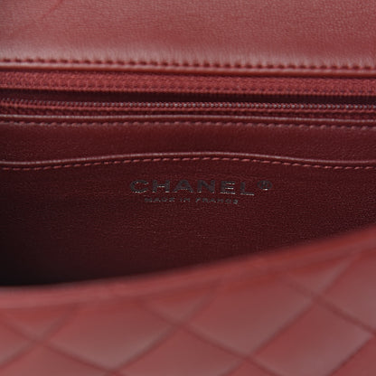 Chanel Lambskin Quilted Mini Rectangular Flap Red 6 of 12