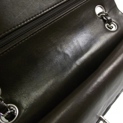 Chanel Lambskin Medium Double Flap Dark Brown 11 of 13