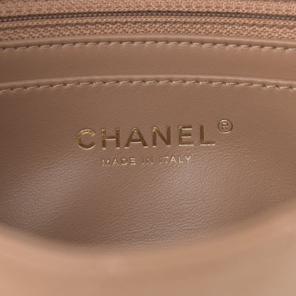 Chanel Lambskin Quilted Mini Rectangular Pearl Crush Flap Dark Beige 6 of 11
