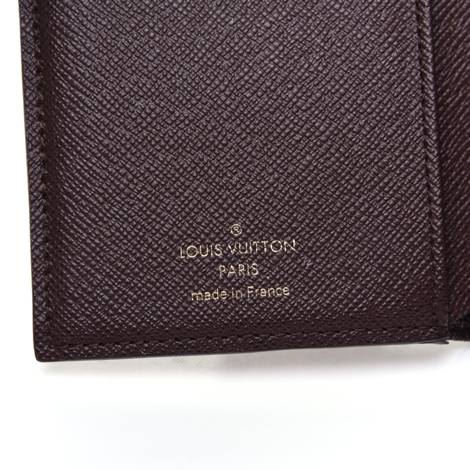 Louis Vuitton Damier Ebene Normandy Compact Wallet Rose Ballerine 8 of 11