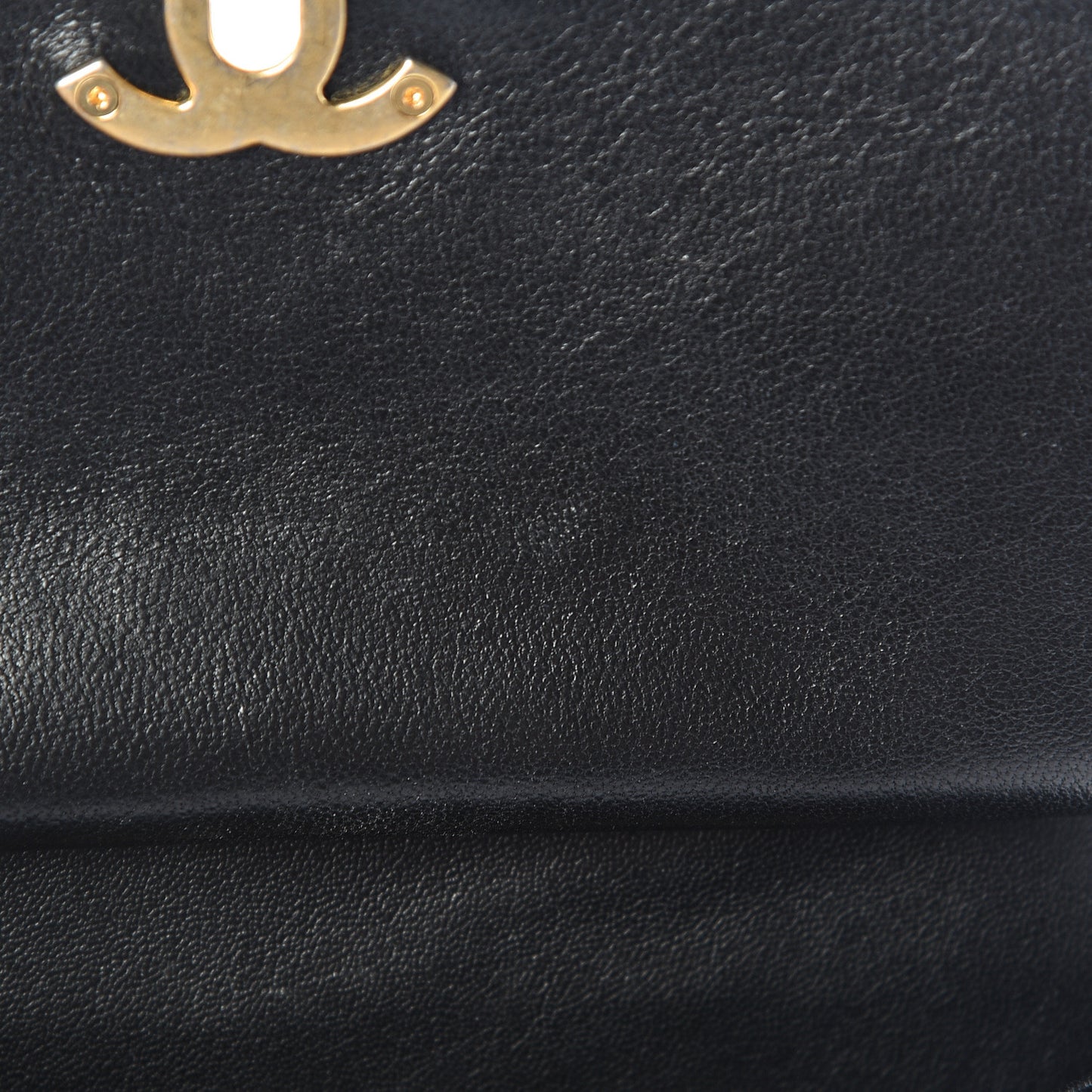 Lambskin Quilted Double Flap Black