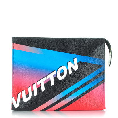 Louis Vuitton Damier Race Toiletry Pouch 26 Black Rose 1 of 7