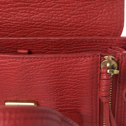 3.1 Phillip Lim Textured Calfskin Mini Pashli Satchel Red 8 of 12