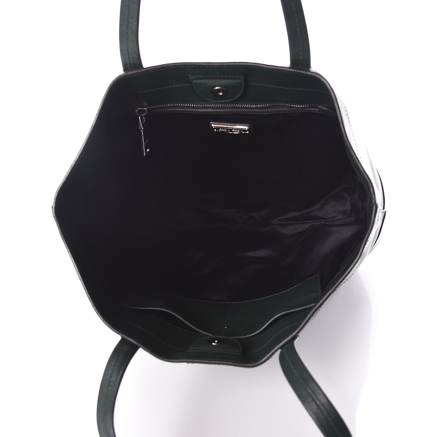 Vitello Soft Calfskin Shopping Tote Dark Green