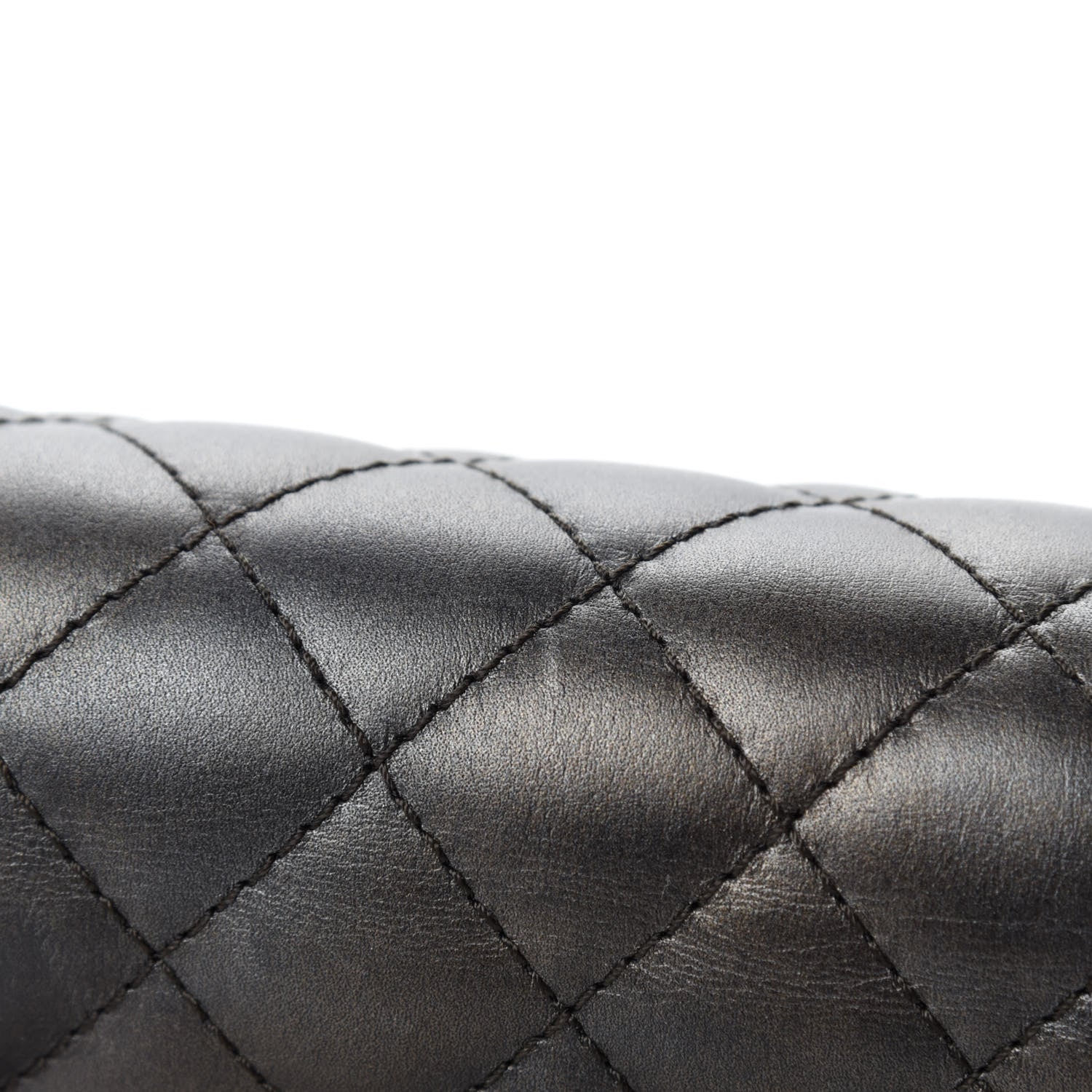 Chanel Metallic Calfskin Quilted 2.55 Reissue 226 Flap Charcoal 9 of 17