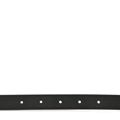 Gucci Calfskin Pearl Double G 20mm Belt 85 34 Black Cream 4 of 7