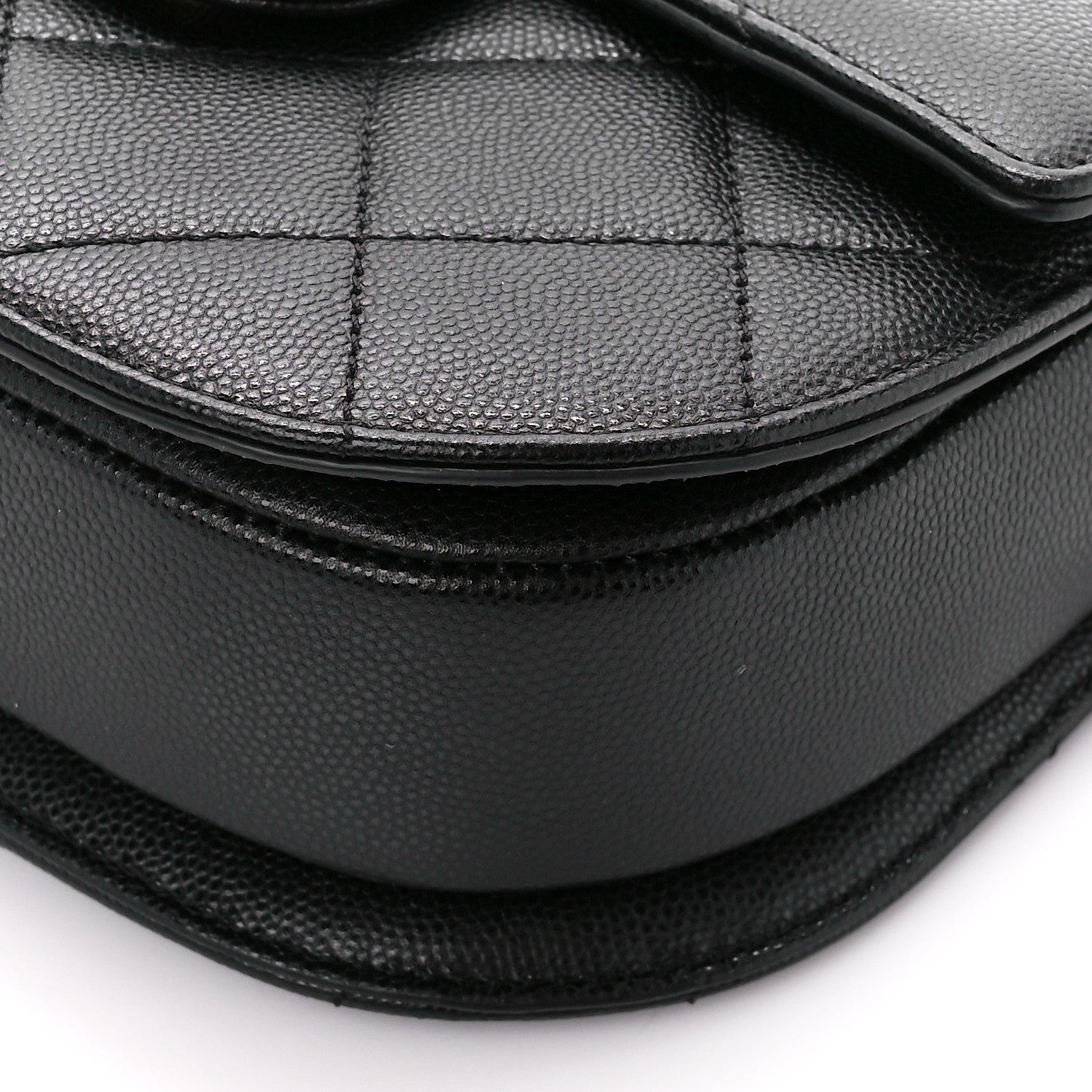Chanel Caviar Quilted Moon Messenger Black 11 of 12