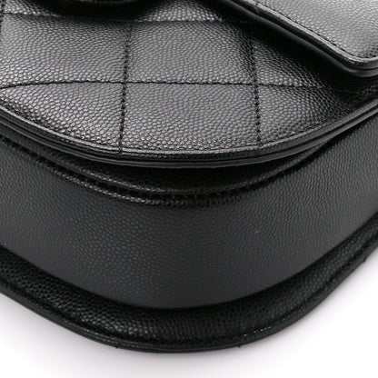 Chanel Caviar Quilted Moon Messenger Black 11 of 12