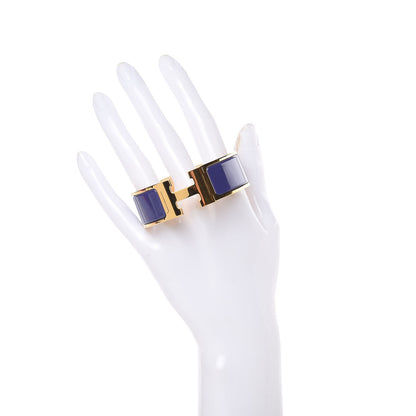 Hermes Enamel Wide Clic Clac H Bracelet PM Violet 2 of 5