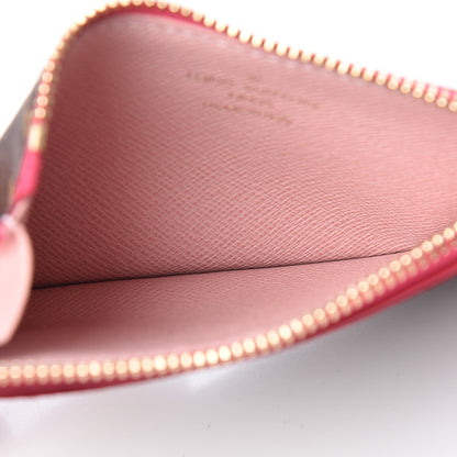 Louis Vuitton Monogram Blooming Flowers Zipped Card Holder Hot Pink Rose Ballerine 5 of 6