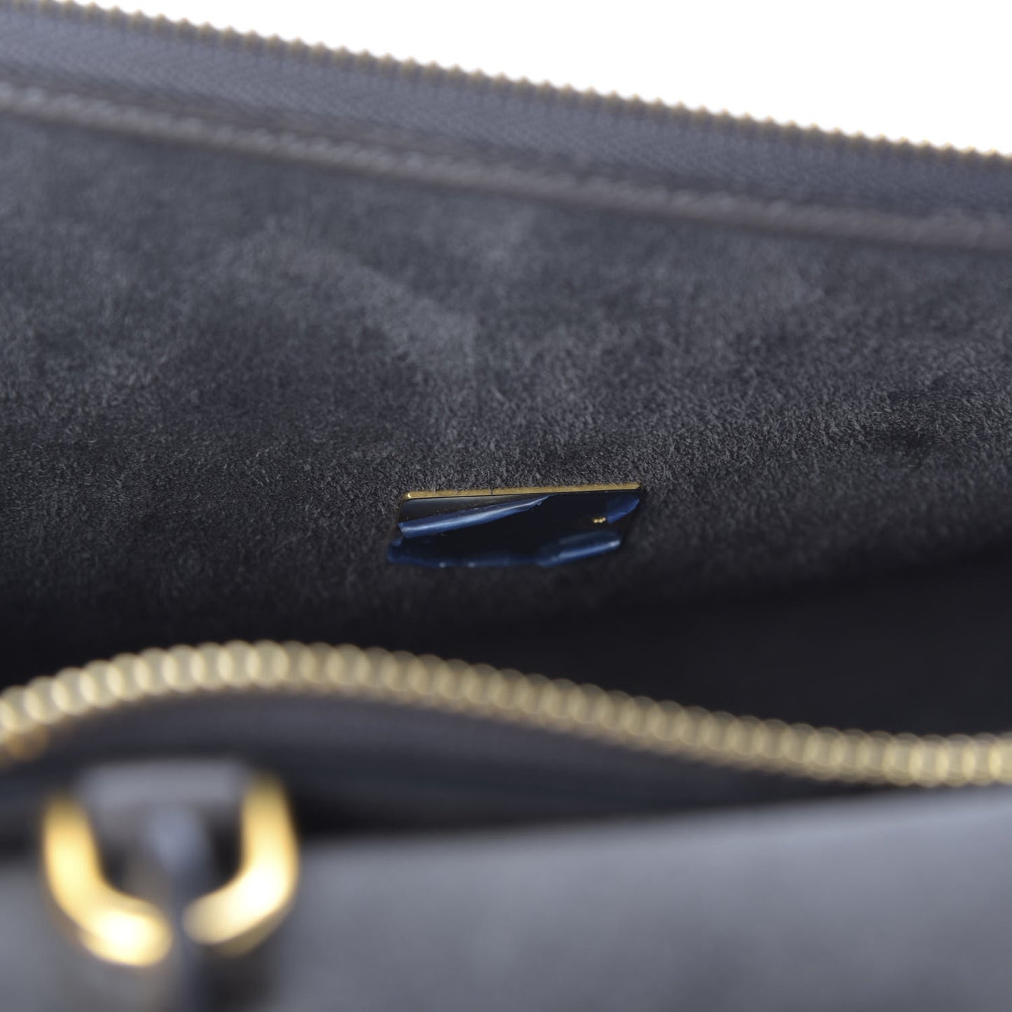 Grained Calfskin Mini Belt Bag Grey