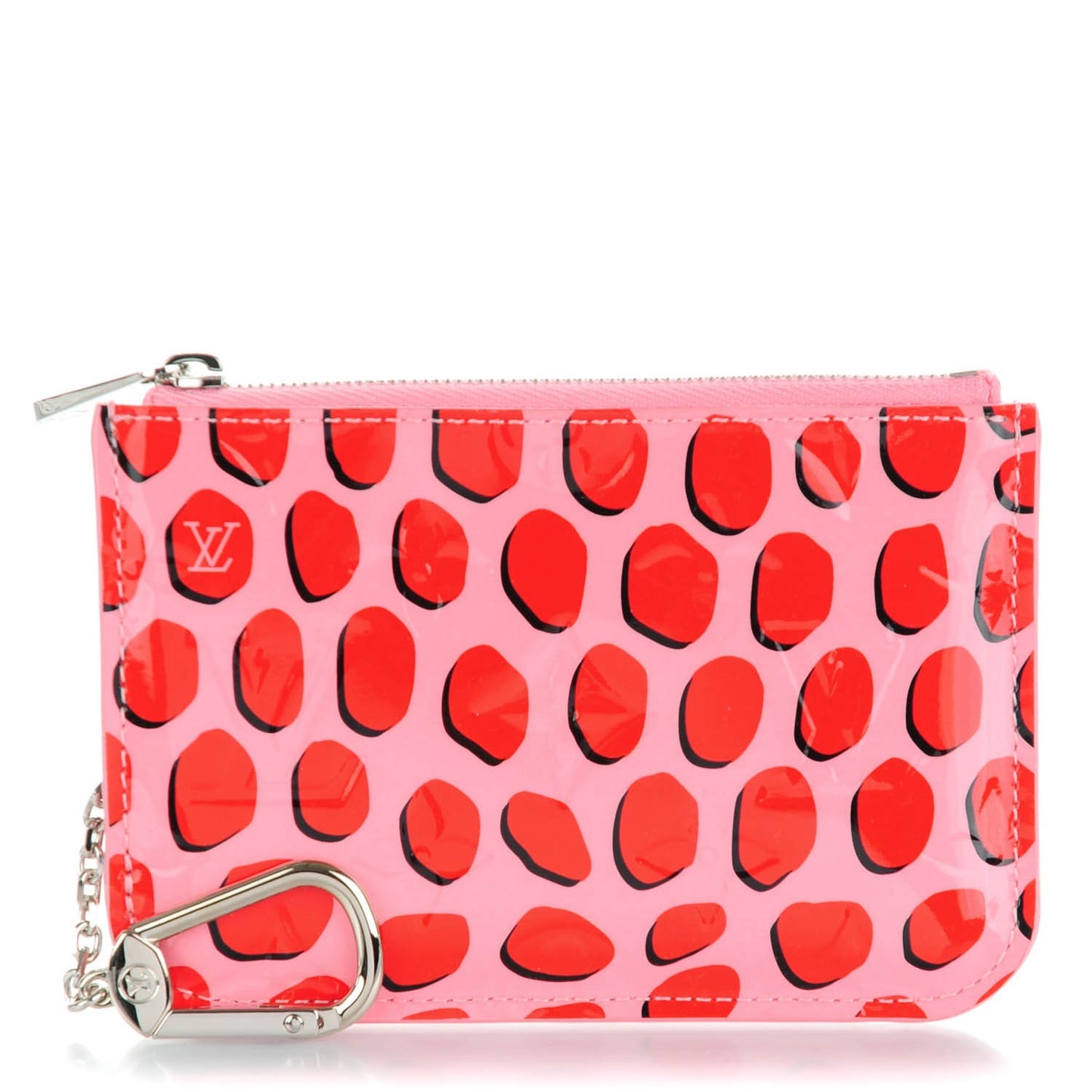 Vernis Jungle Dots Key Pouch Sugar Pink Poppy