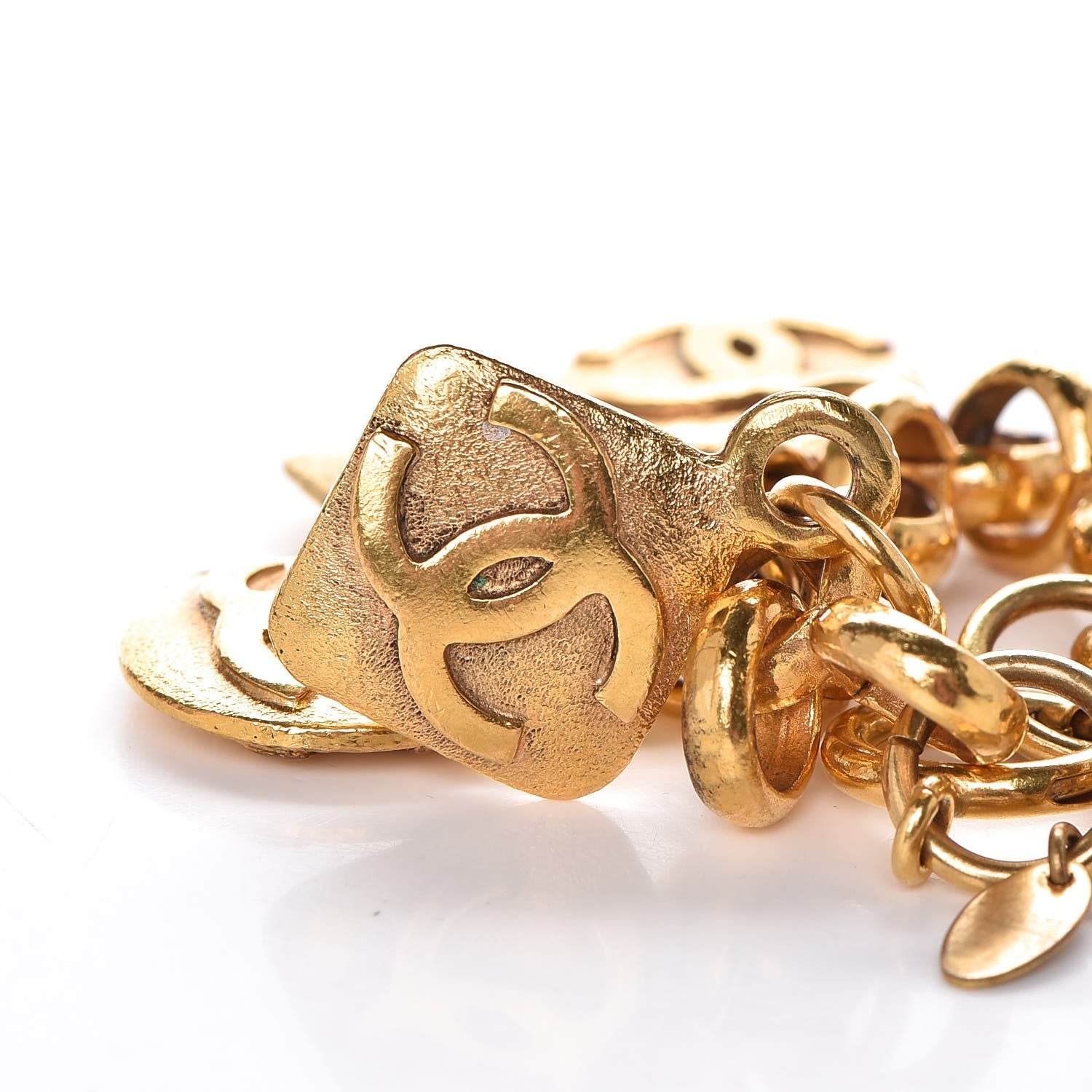 Chanel CC Charm Bracelet Gold 5 of 5