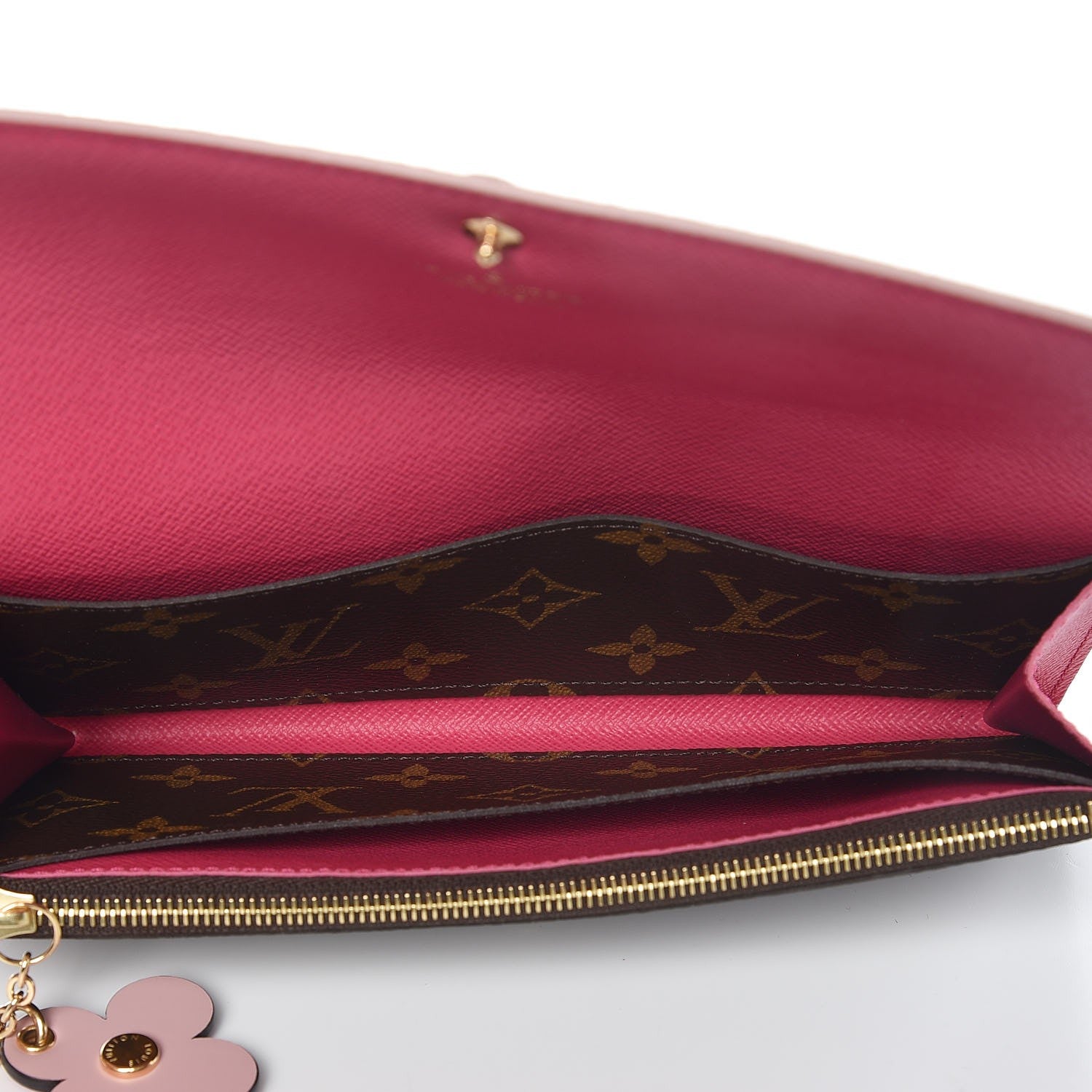 Louis Vuitton Monogram Bloom Flower Emilie Wallet 5 of 6