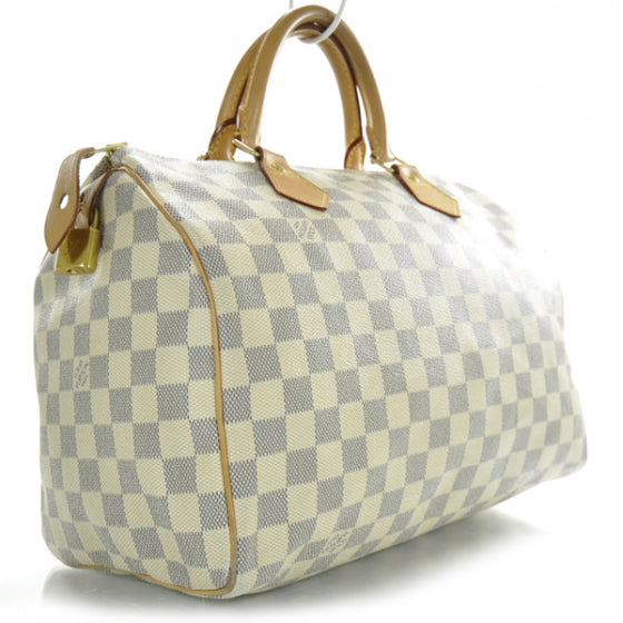 Louis Vuitton Damier Azur Speedy 30 2 of 10