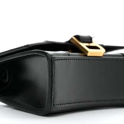 Balenciaga Shiny Box Calfskin Hourglass Top Handle Bag Mini Black 8 of 12