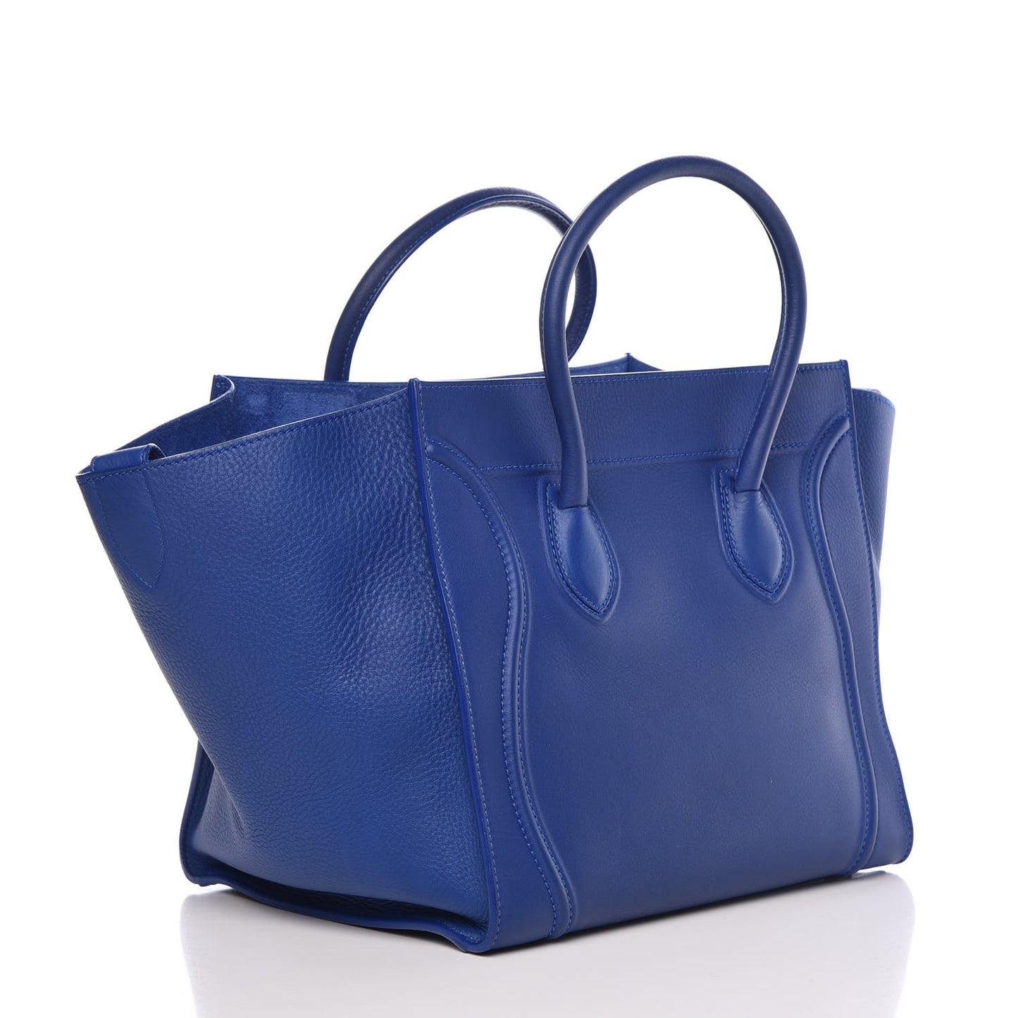 Supple Calfskin Medium Phantom Luggage Royal Blue