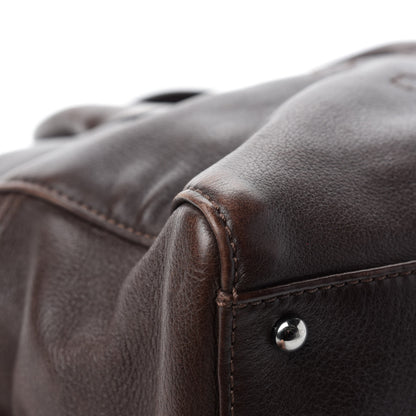 Chanel Calfskin CC Bowler Brown 8 of 12