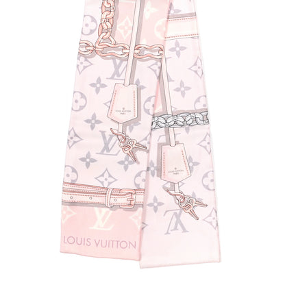 Louis Vuitton Silk Monogram Confidential Bandeau Light Pink 2 of 4