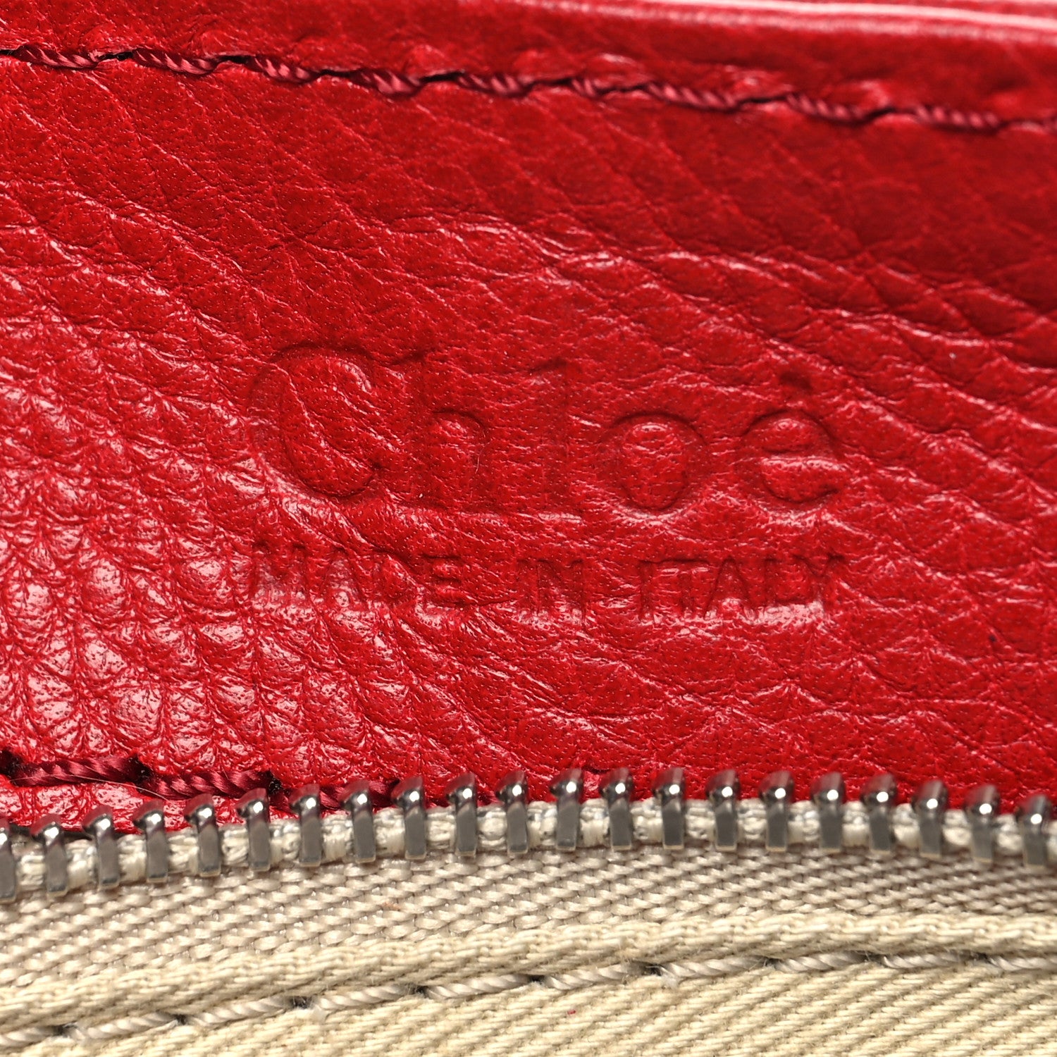Chloe Calfskin Paddington Satchel Rouge 6 of 17