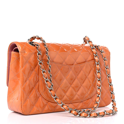 Chanel Patent Quilted Medium Double Flap Fuchsia 3 of 22