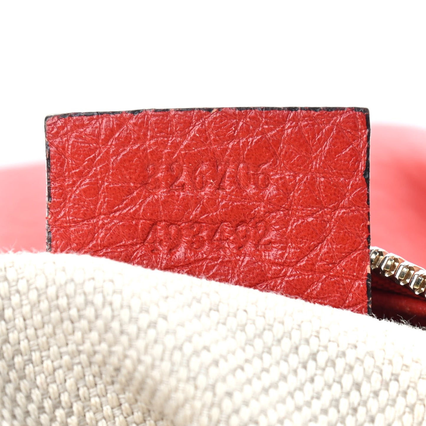 Pebbled Calfskin Medium Soho Chain Hobo Red