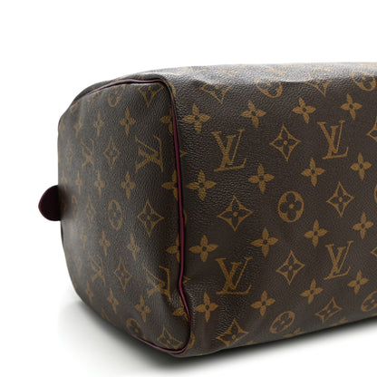 Louis Vuitton Monogram Totem Speedy 30 Magenta 8 of 9