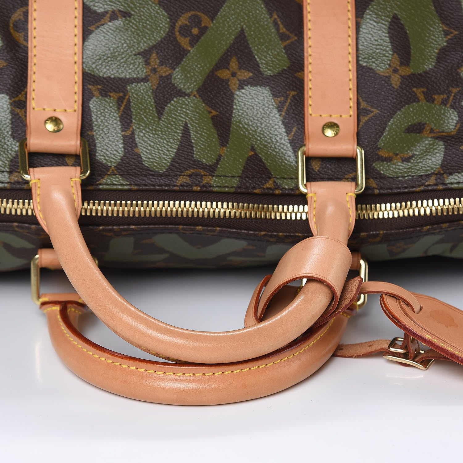 Louis Vuitton Graffiti Keepall 50 Kaki 11 of 12