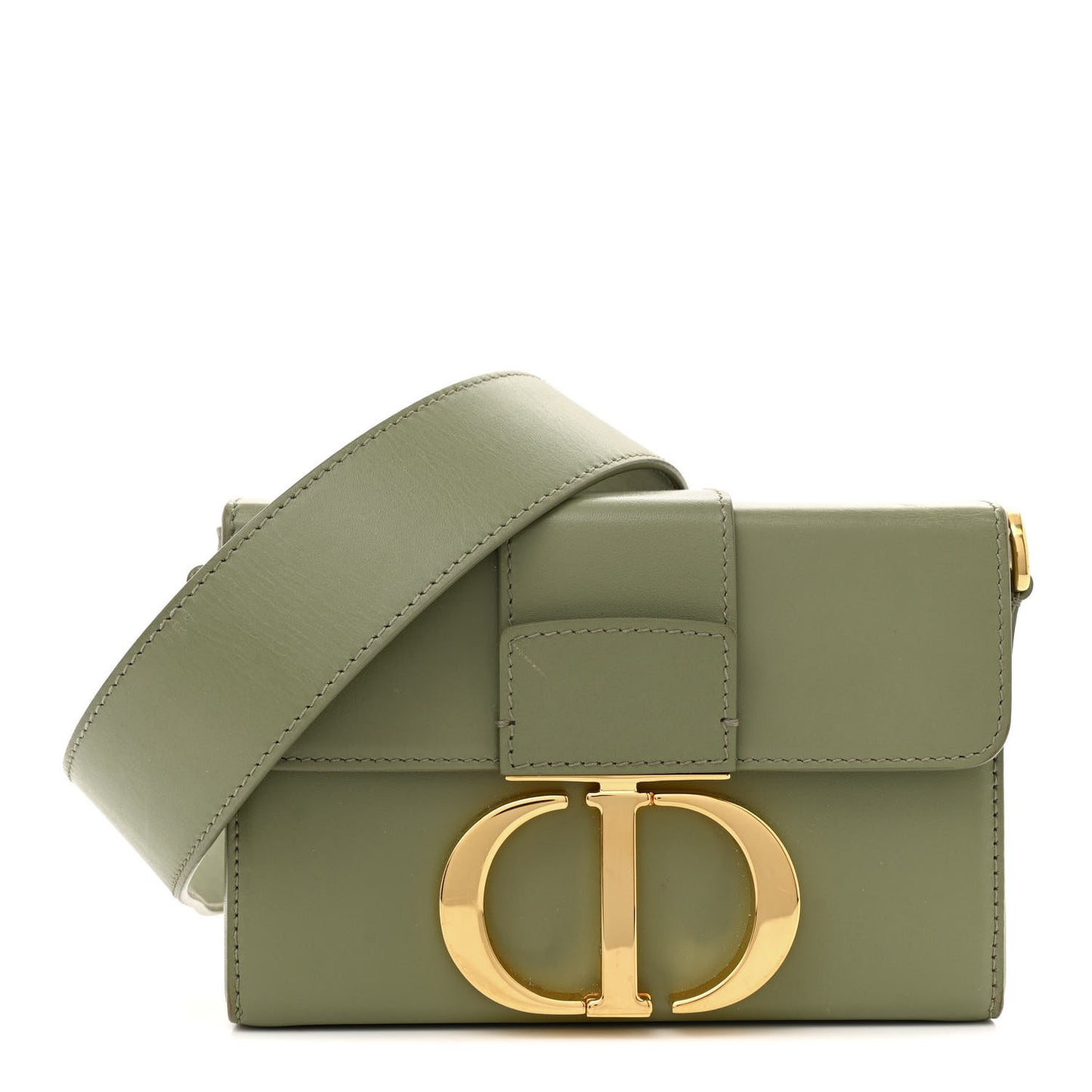 Box Calfskin 30 Montaigne Box Bag Mint Green