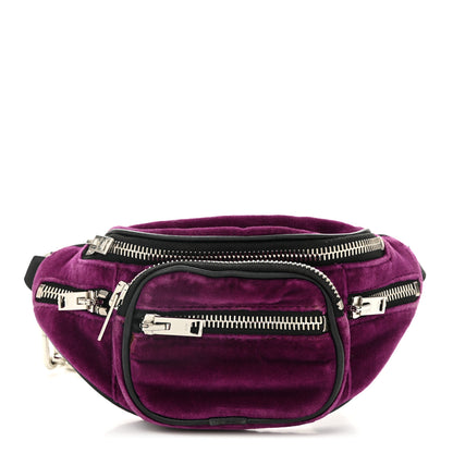 Alexander Wang Velvet Attica Mini Belt Bag Purple 1 of 9